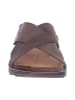 Fischer Markenschuh Pantolette in braun