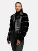 Tazzio Übergangsjacke mit Gürtel "F800"- in Schwarz