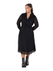 Studio Untold Midikleid in schwarz