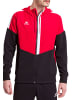 erima Squad Trainingsjacke mit Kapuze in rot/schwarz/weiss