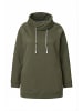 Ulla Popken Sweatshirt in dunkel khaki