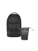 Satch Schulrucksack-Set PACK "Street Ink" 2-tlg. in Schwarz