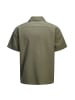 Jack and Jones Hemd Global Waffle Resort Shirt in Oliv