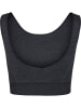 Hummel Hummel Top Hmlmt Yoga Damen Atmungsaktiv Feuchtigkeitsabsorbierenden Nahtlosen in BLACK MELANGE