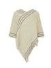 VIRITA Women Poncho in Beige