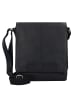 The Chesterfield Brand Wax Pull Up Umhängetasche Leder 22 cm schwarz