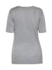 usha BLACK LABEL Damen T-Shirt in GRAU MELANGE