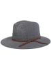 styleBREAKER Fedora Hut in Grau