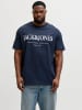 JACK & JONES PLUS T-shirt in Navy Blazer