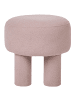 Beliani Hocker CANBY in Beige - (W) 43 x (H) 38 x (L) 43 cm