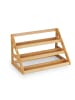 relaxdays Gewürzregal in Natur - (B)39,5 x (H)23,5 x (T)21,5 cm