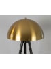 The Lumine Stehleuchte 8100 in Schwarz / Gold – (B)63 x (H)160 x (T)59 cm