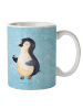 Mr. & Mrs. Panda Becher Pinguin Marienkäfer ohne Spruch in Eisblau
