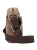 Greenburry Vintage Umhängetasche Leder 13 cm in brown