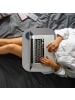 relaxdays Laptopkissen in Grau - (B)44 x (H)5 x (T)34 cm