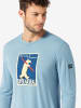 super.natural Merino Longsleeve M SKIATORE LS in Blau