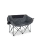 relaxdays Camping Bank in Grau - (B)146 x (H)84 x (T)54 cm