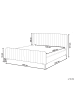 Beliani Doppelbett LUNAN in Beige/Schwarz - (W) 146 x (H) 101 x (L) 215 cm