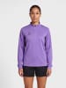 Hummel Halbreißverschluss Jacke Hmlauthentic in DAHLIA PURPLE/ASPHALT