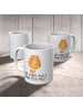 Mr. & Mrs. Panda Kindertasse Katze Frühaufsteher mit Spruch in Weiß