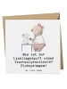 Mr. & Mrs. Panda Deluxe Karte Tierheilpraktiker Humor mit Spruch in Weiß
