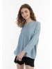 myMo Damen Strick Tunika in Hellblau