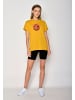 GreenBomb T-Shirt Nature Stork Sun in Goldgelb