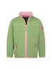 Trollkids Fleece Jacke "Oppdal XT" in Pistaziengrün/Rosa