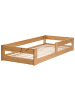 Beliani Kinderbett PRIMELLES in Braun - (W) 95 x (H) 38 x (L) 207 cm