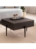 FineBuy Couchtisch in Anthrazit / Mango / 64x64x35