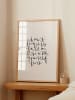 Tales by Jen Poster / Kunstdruck "Don't forget to fall in love with yourself" I Ohne Rahmen