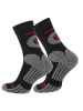 Stark Soul® Trekking Outdoor Socken 2 Paar, Unisex in Schwarz