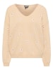 DreiMaster Vintage Damen Strick Pullover in Beige