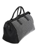 NAEMI Damen Handtasche in Silber Schwarz