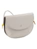 DuDu Skye Umhängetasche Leder 21 cm in pearl grey