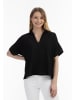 Usha Damen Blusenshirt in Schwarz
