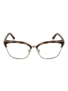 Guess Damen Optische Fassungen Browline Braun