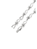 faina Women Crystal-Studded Bracelet in Silver White