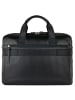 Bugatti Comet Aktentasche Leder 42 cm Laptopfach schwarz