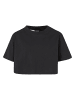 Urban Classics Cropped T-Shirts in black+black