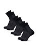 DANISH ENDURANCE Socken Light Hiking Crew in schwarz