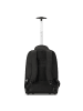 Roncato Ironik 2.0 2 Rollen Rucksacktrolley 55 cm Laptopfach in schwarz