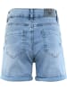 Blue Effect High-Waist Jeans Shorts in Hellblau