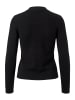Zero  Feinstrickpullover mit Stehkragen in Black Beauty