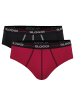 Sloggi Slip 2er Pack in Schwarz/Rot