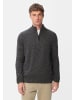 Camel Active Strickpullover mit Stehkragen in Schwarz