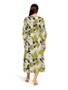 CARTOON Blumenkleid mit Bindegürtel in White/Mint
