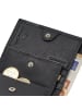 Roncato Monaco Geldbörse Leder 9 cm in nero