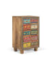 Giner y Colomer Sideboard mit Mangoholz und handgemalten Details in Multicolored
