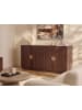 Beliani Sideboard NUMURKAH in Braun/Gold - (W) 160 x (H) 75 x (L) 40 cm